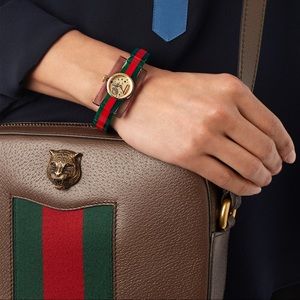 SOLD Gucci Transparent Bangle Bracelet Watch